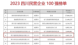 一连六年！4166am金沙信心之选集团上榜“四川民营企业100强”